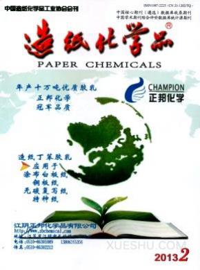 造纸化学品期刊封面