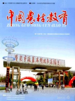 中国农村教育期刊封面