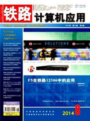 铁路计算机应用期刊封面