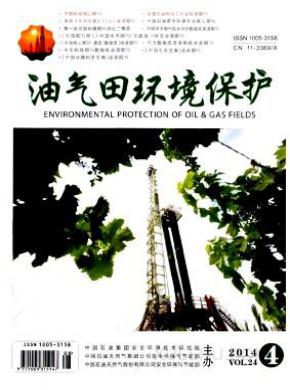油气田环境保护期刊封面