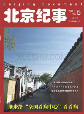 北京纪事期刊封面
