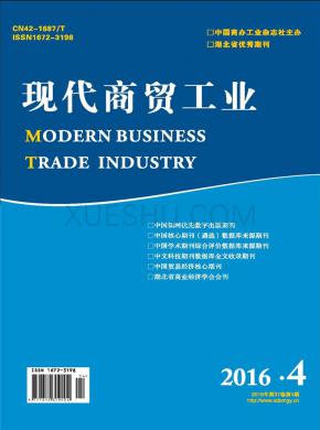 现代商贸工业期刊封面