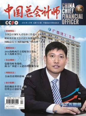 中国总会计师期刊封面